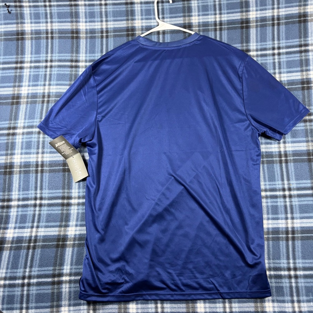 Mitre USA Soccer Jersey Mens XL Navy Blue Gradient Short Sleeve World Cup NWT - Picture 8 of 8
